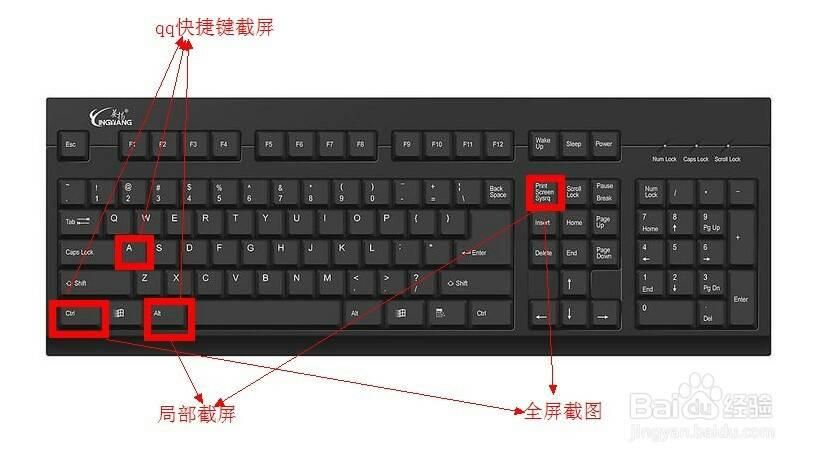 截屏电脑快捷键ctrl加什么任意截屏，电脑截屏是按哪三个键